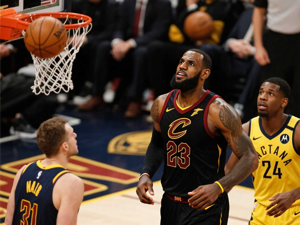 冰火对比：特纳评18年詹姆斯与今哈利伯顿绝杀，同一位置不同风采