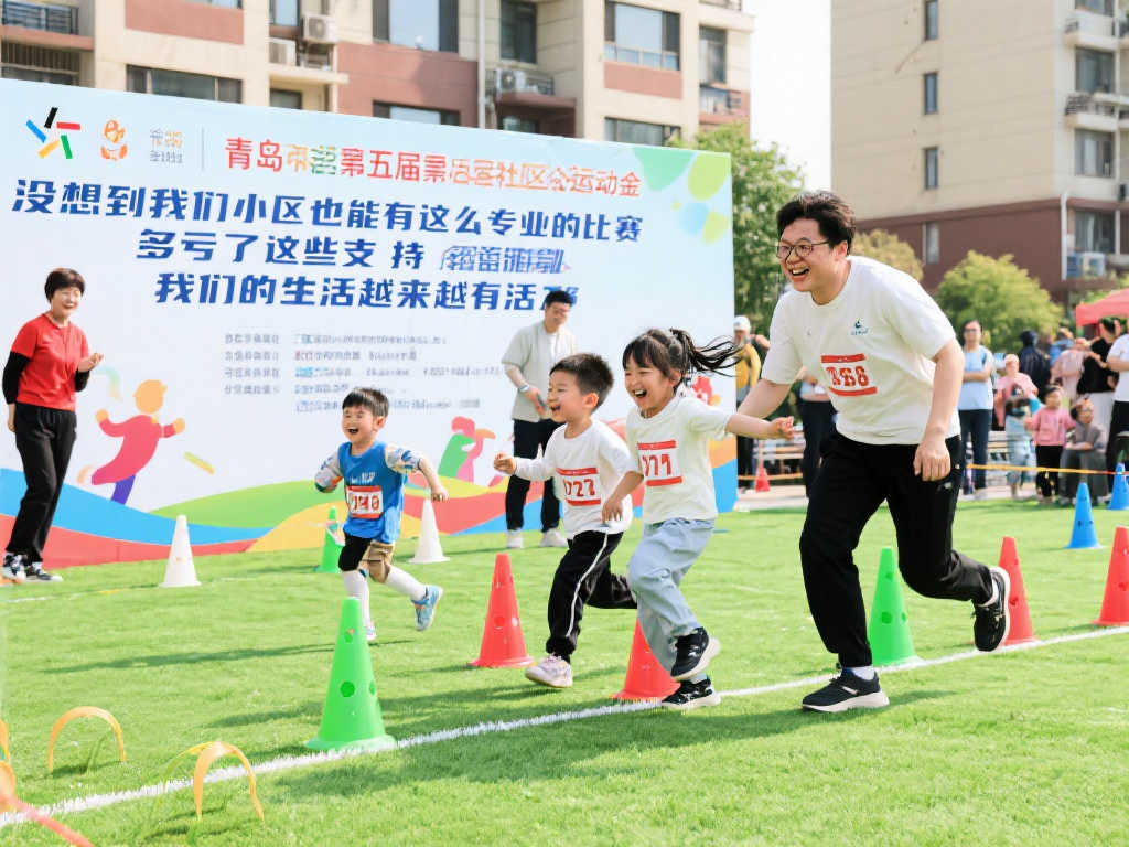 公益体彩为青岛第五届社区运动会添彩